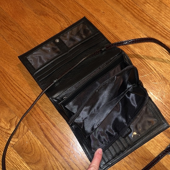 Brighton large wallet / small shoulder strapped purse - Picture 7 of 14